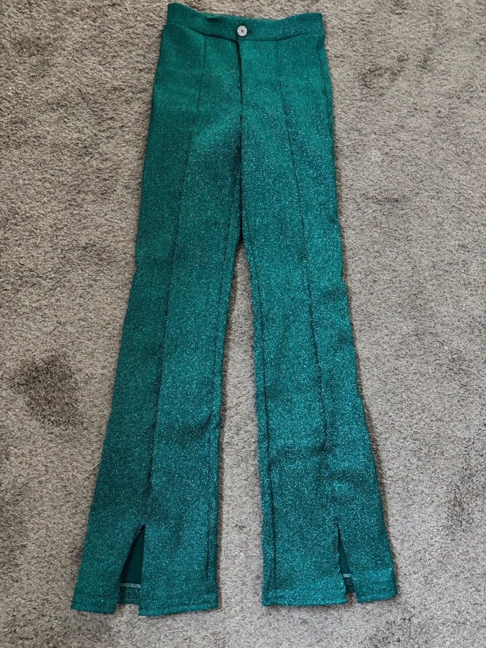 Weissman sparkly teal dance pants XSA